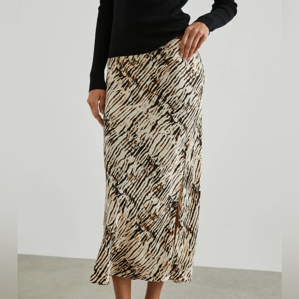 NWT Rails Maya Slip Skirt in ‘Neutral Ikat’
